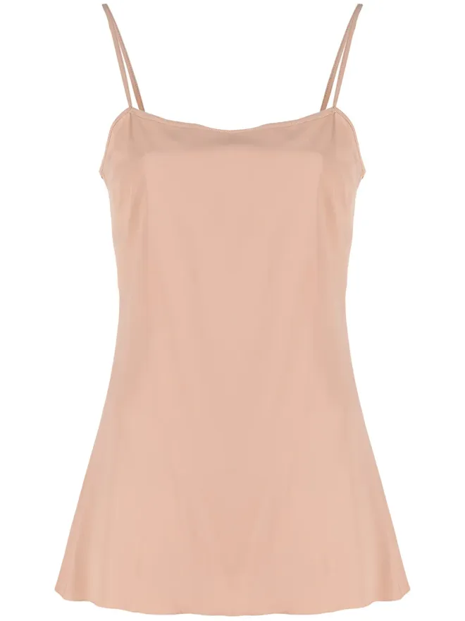 Alberta Ferretti Alberta Ferretti スクエアネックキャミソールベストの商品画像