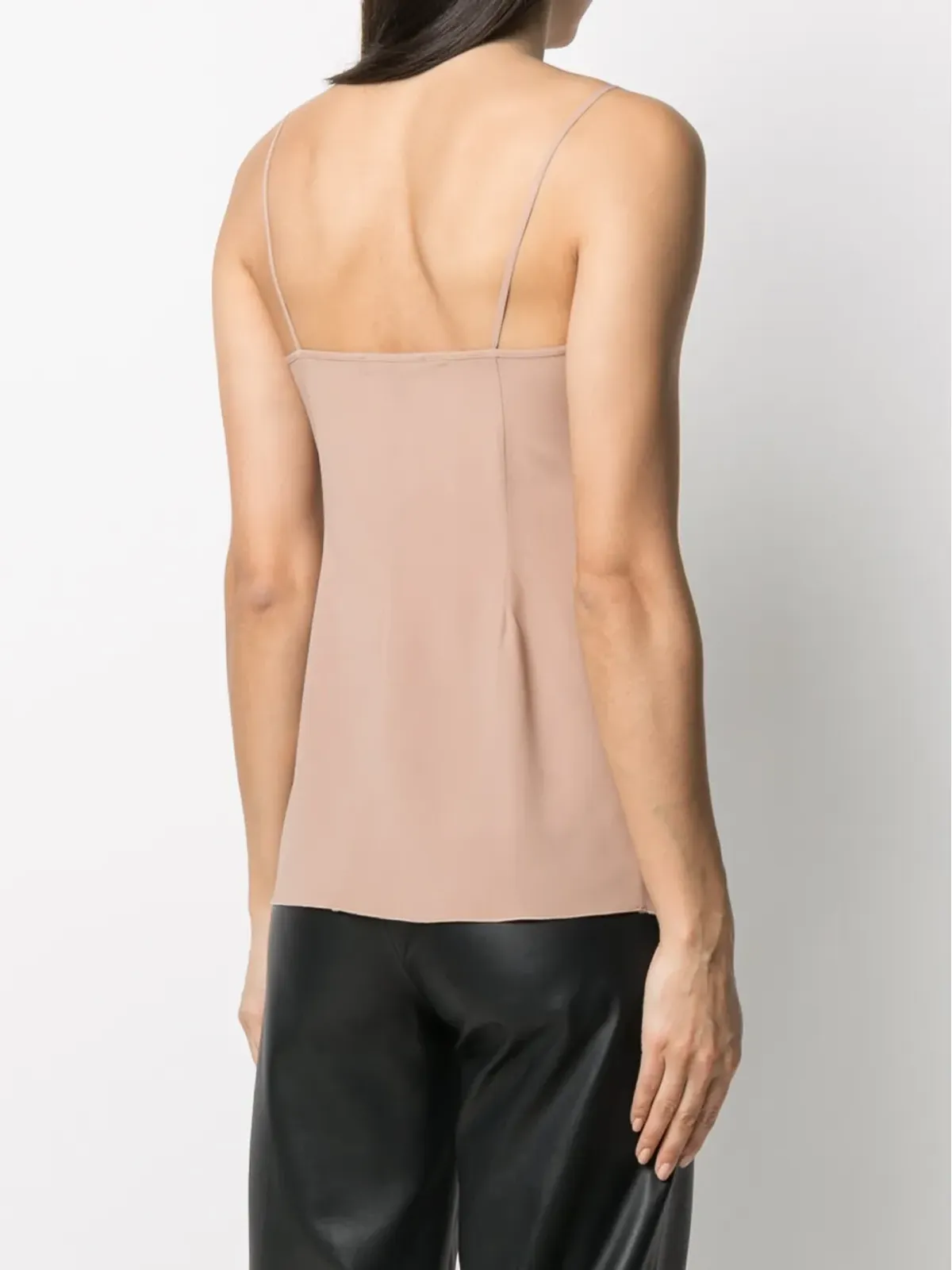 Alberta Ferretti スクエアネックキャミソールベスト - 画像4