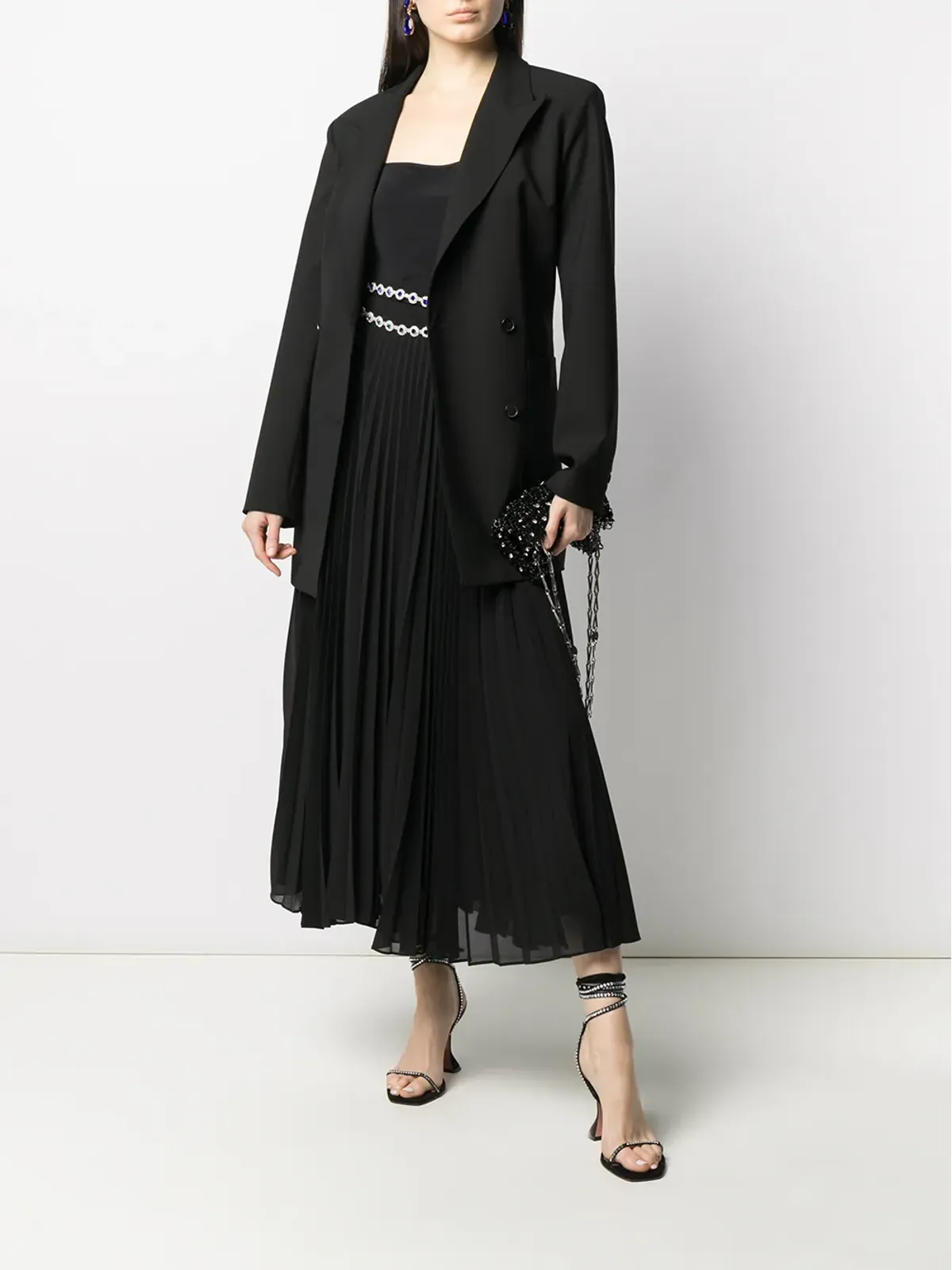 Alberta Ferretti スクエアネック キャミソールトップ - 画像2