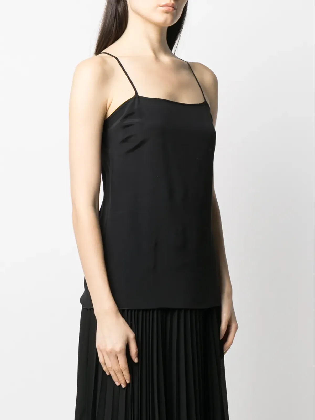 Alberta Ferretti スクエアネック キャミソールトップ - 画像3