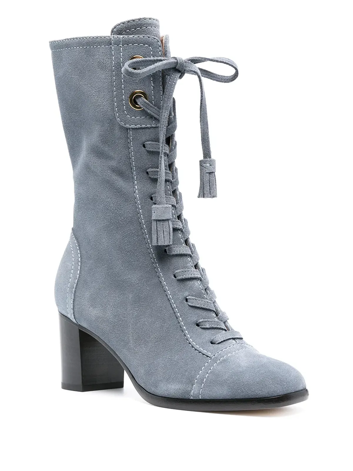 Alberta Ferretti レースアップブーツ - 画像2