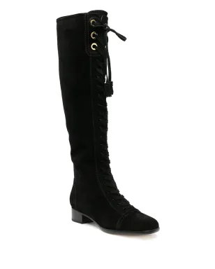 Alberta Ferretti レースアップタッセル ニーハイブーツ - サムネイル2