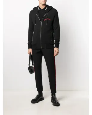 Alexander McQueen 刺繍ロゴ入り ジップアップ パーカー - サムネイル2