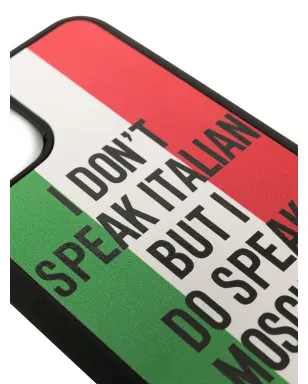 Moschino イタリア国旗プリント iPhone 11 Pro ケース - ブラック - サムネイル3