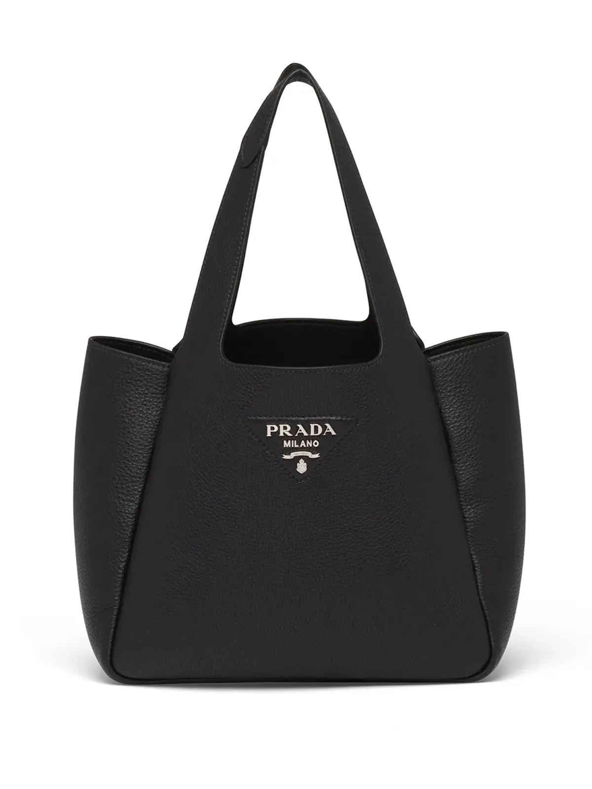 Prada ロゴプレート トートバッグ - 画像1