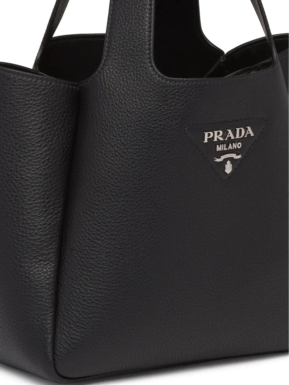 Prada ロゴプレート トートバッグ - 画像3