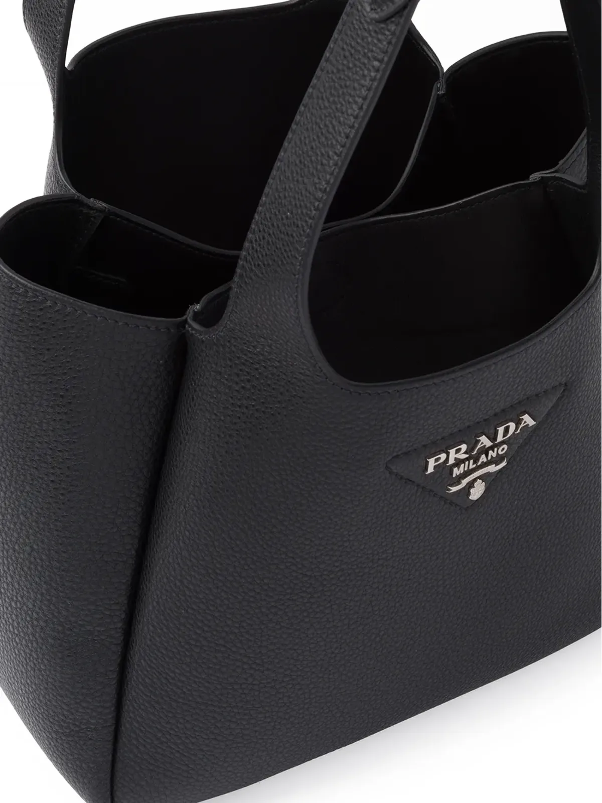 Prada ロゴプレート トートバッグ - 画像4