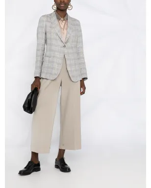 Fabiana Filippi チェック柄シングルブレストブレザー - サムネイル2