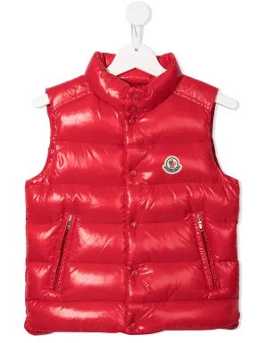 Moncler Enfant ダウン入りジレ レッド - サムネイル1