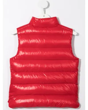 Moncler Enfant ダウン入りジレ レッド - サムネイル2