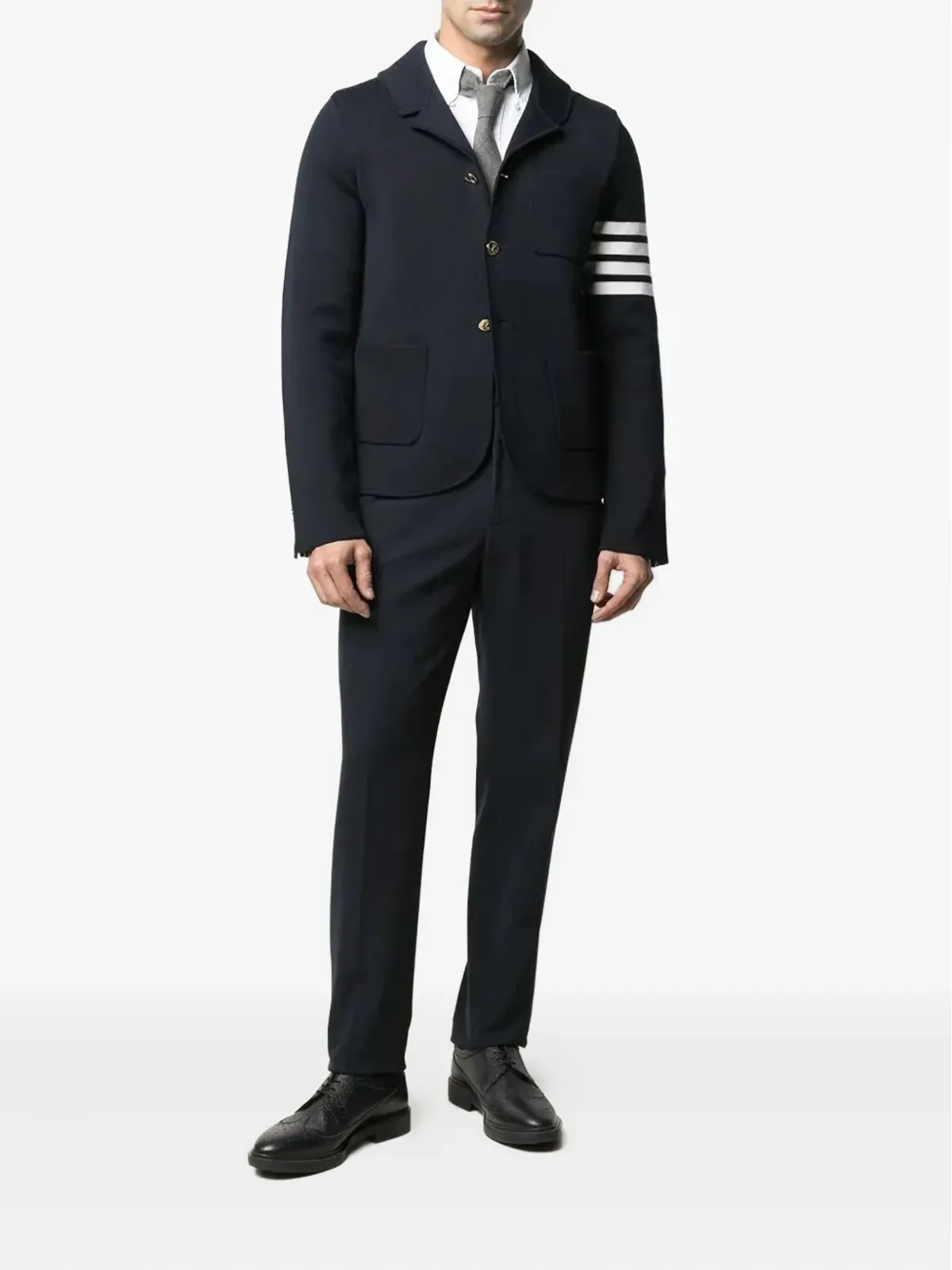Thom Browne 4-Barニットブレザー - 画像2