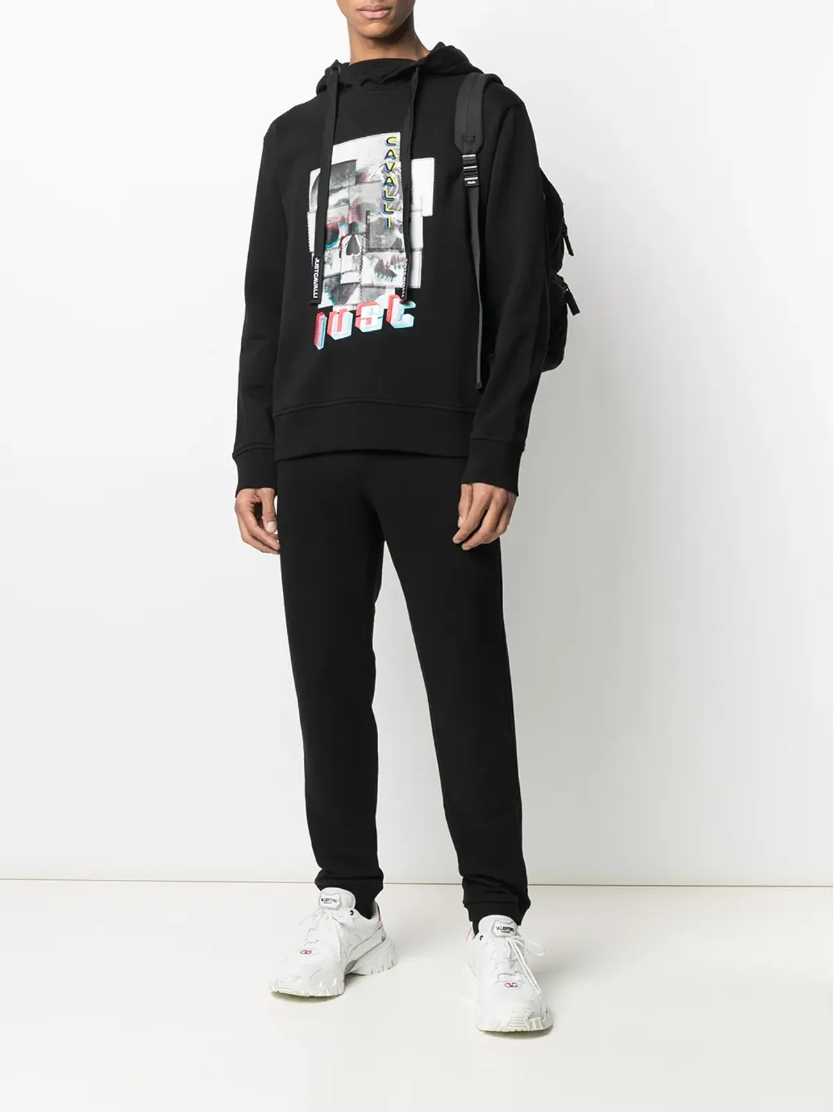 Just Cavalli ロゴ惑星プリント スウェットシャツ - 画像2