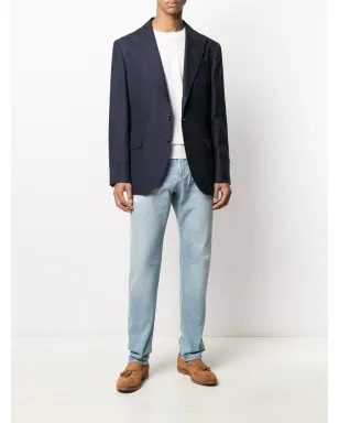 Brunello Cucinelli リブトリム コットン フーディー - サムネイル2