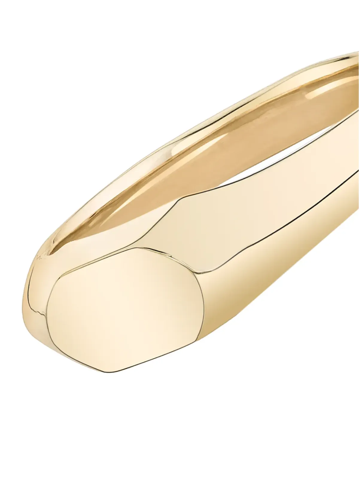 Lizzie Mandler Fine Jewelry ナイフエッジ・シグネットリング - 画像2