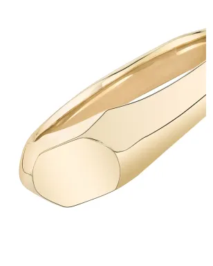 Lizzie Mandler Fine Jewelry ナイフエッジ・シグネットリング - サムネイル2