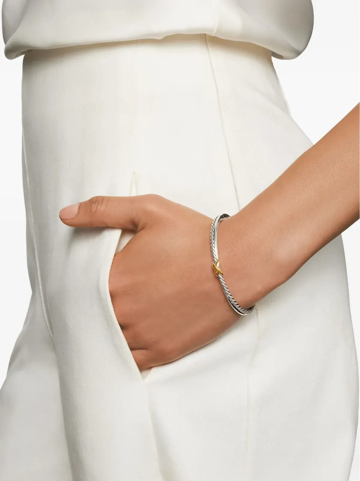 David Yurman ペティット X センター・ステーション ブレスレット - 画像3