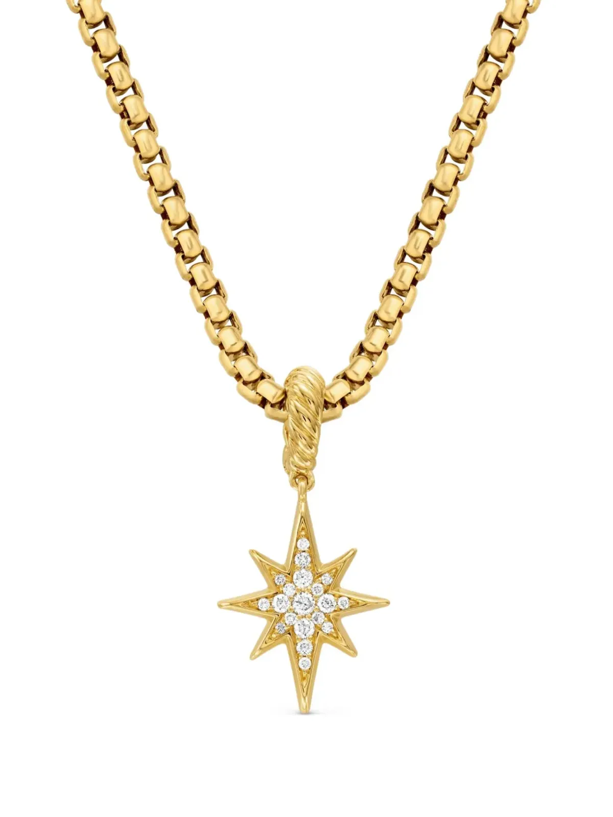 David Yurman ノーススター アミュレット ダイヤモンドペンダント - 画像1