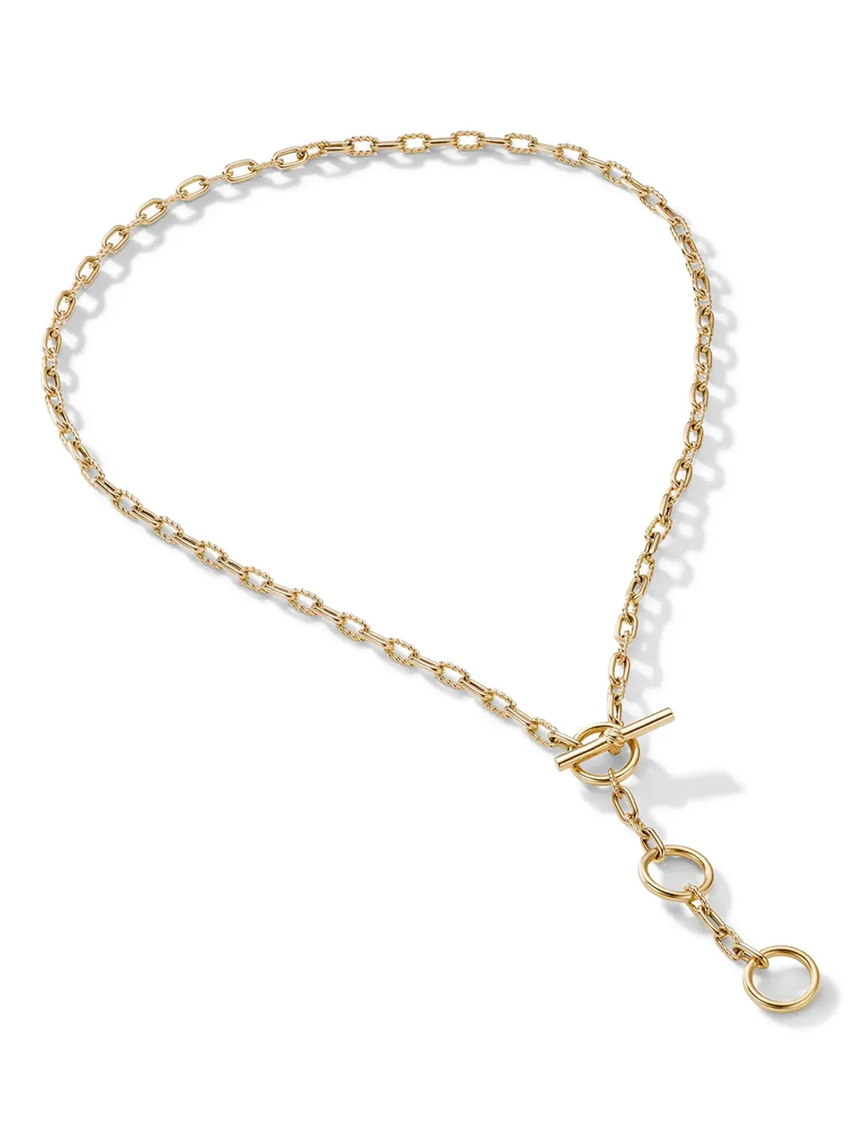 David Yurman DY Madison 三連リングチェーンネックレス - 画像2
