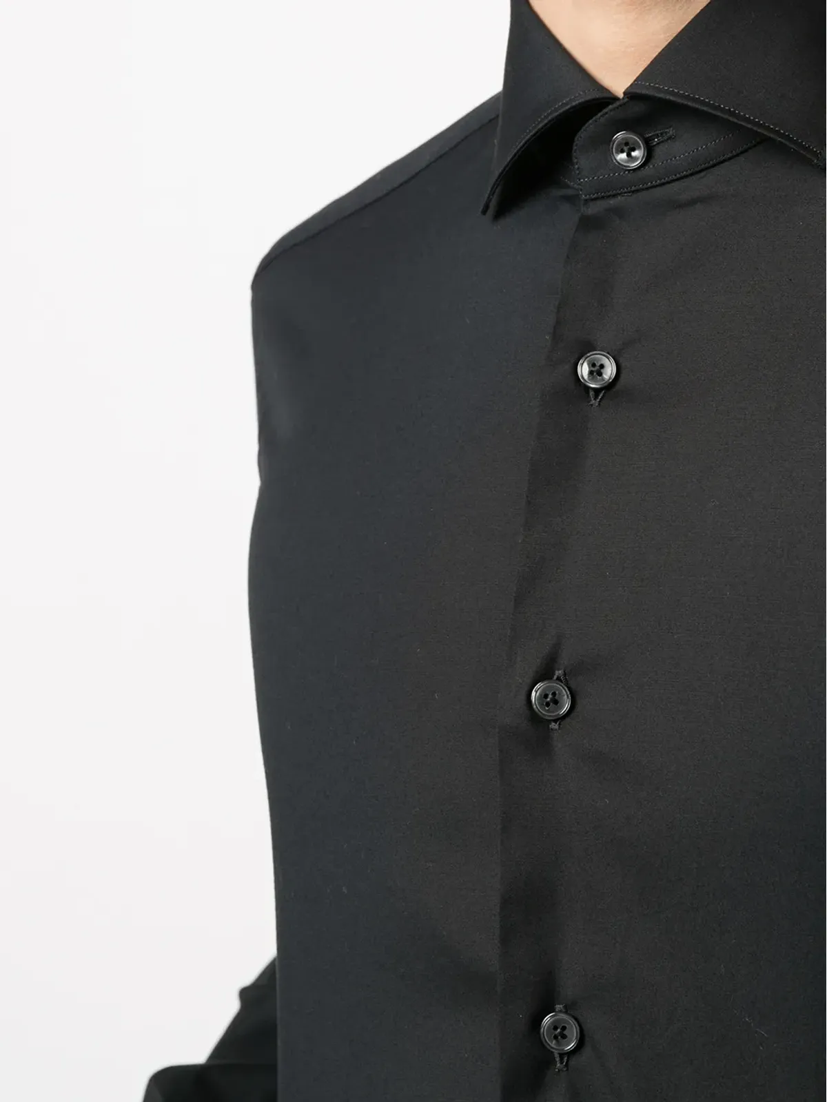 Xacus ポインテッドカラー スリムフィット シャツ - 画像5