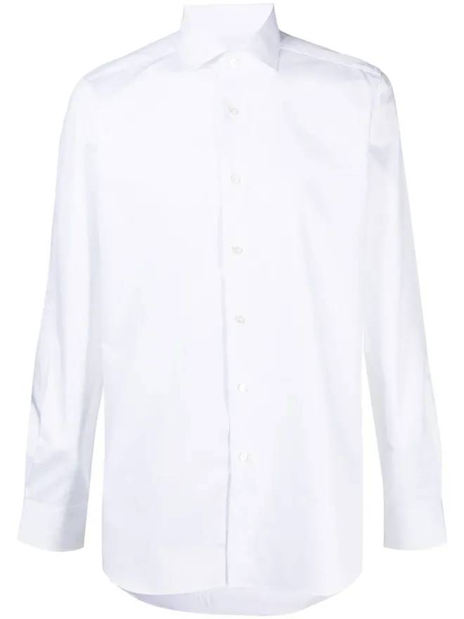 Xacus Xacus ポインテッドカラー コットンシャツの商品画像