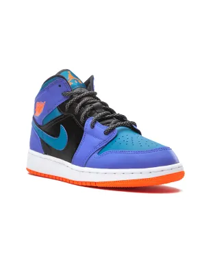 Jordan Kids Air Jordan 1 Mid「Racer Blue」スニーカー - サムネイル1