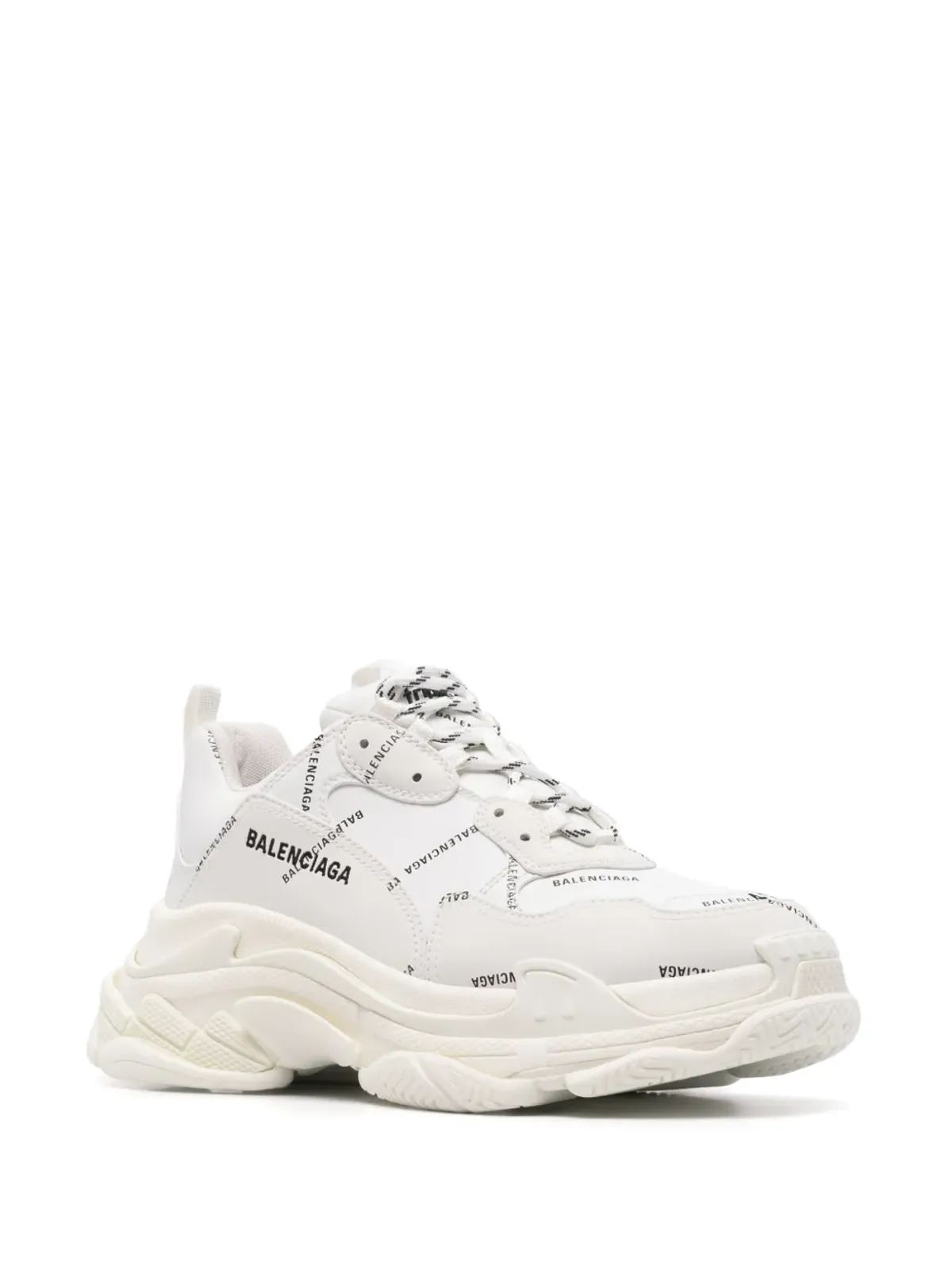 Balenciaga Triple S ロー トップスニーカー - 画像2