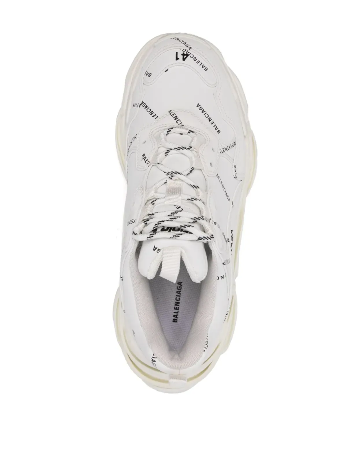 Balenciaga Triple S ロー トップスニーカー - 画像4