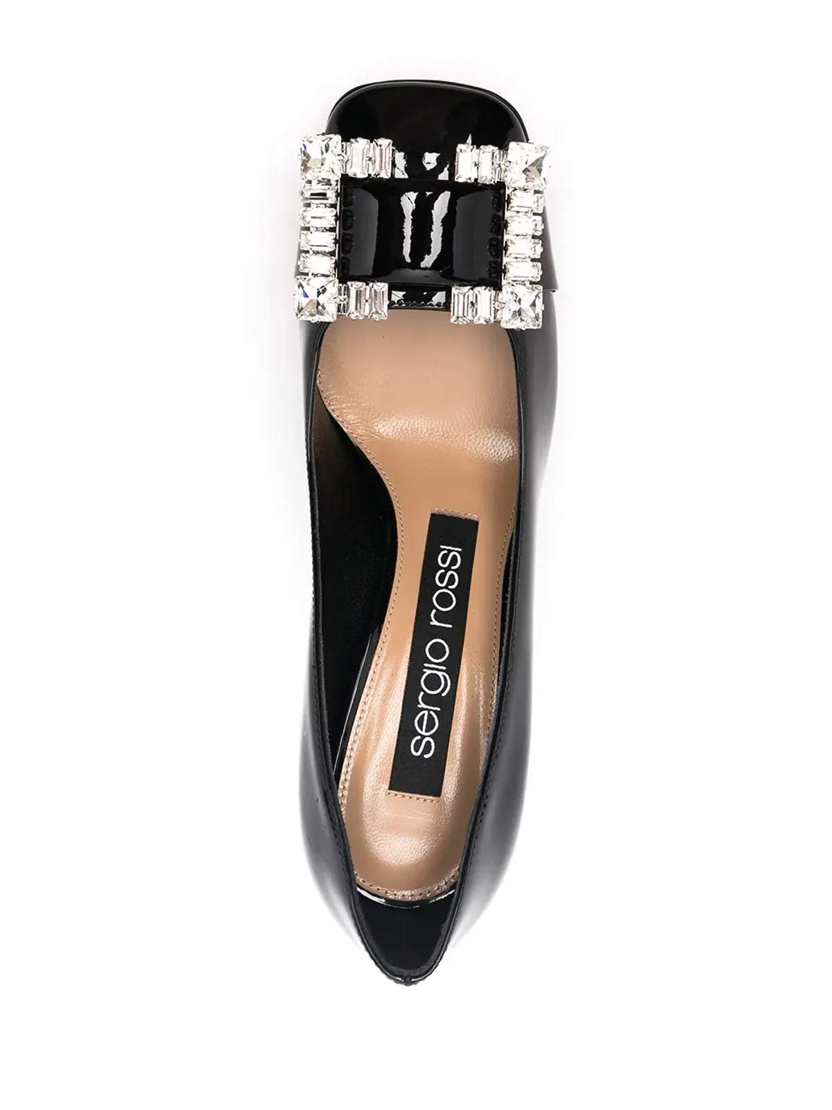 Sergio Rossi embellished patent pumps - Black - 画像4