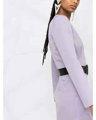 Philosophy Di Lorenzo Serafini Vネック長袖ミニドレス - サムネイル3