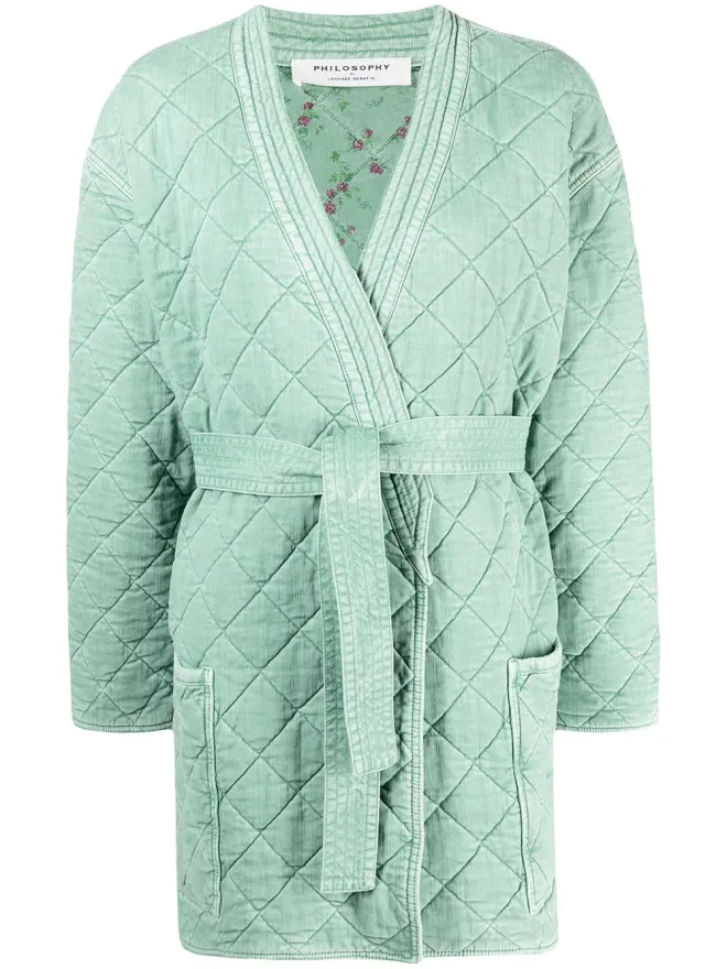 Philosophy Di Lorenzo Serafini Philosophy Di Lorenzo Serafini リバーシブル キルティング 着物風ジャケットの商品画像