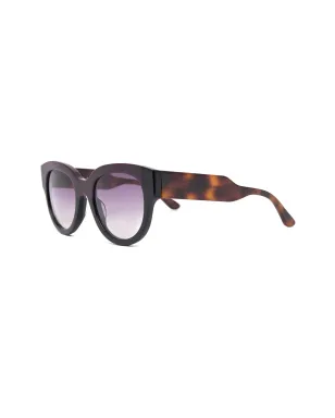 Marni Eyewear ウェイファーラー型べっ甲風サングラス - サムネイル2