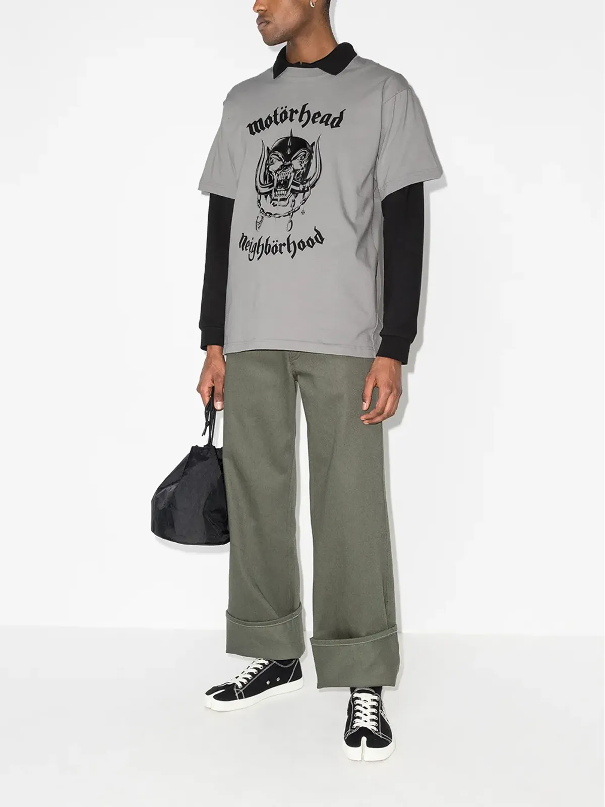 Neighborhood モーターヘッド×スローガンプリント Tシャツ - 画像5