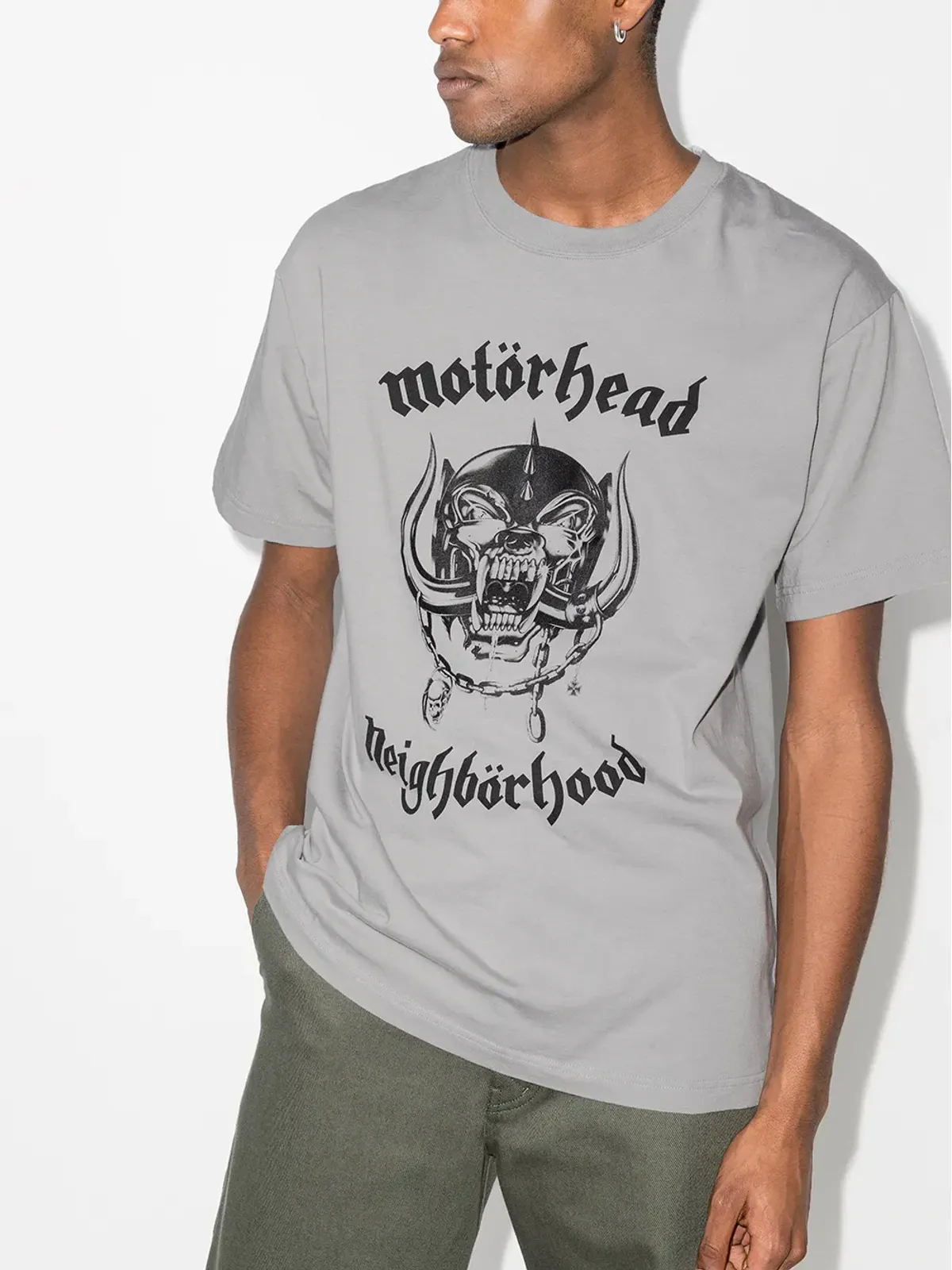 Neighborhood モーターヘッド×スローガンプリント Tシャツ - 画像2