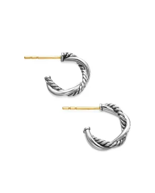 David Yurman ペティット・インフィニティ ダイヤモンド ハギー フープ ピアス - サムネイル5