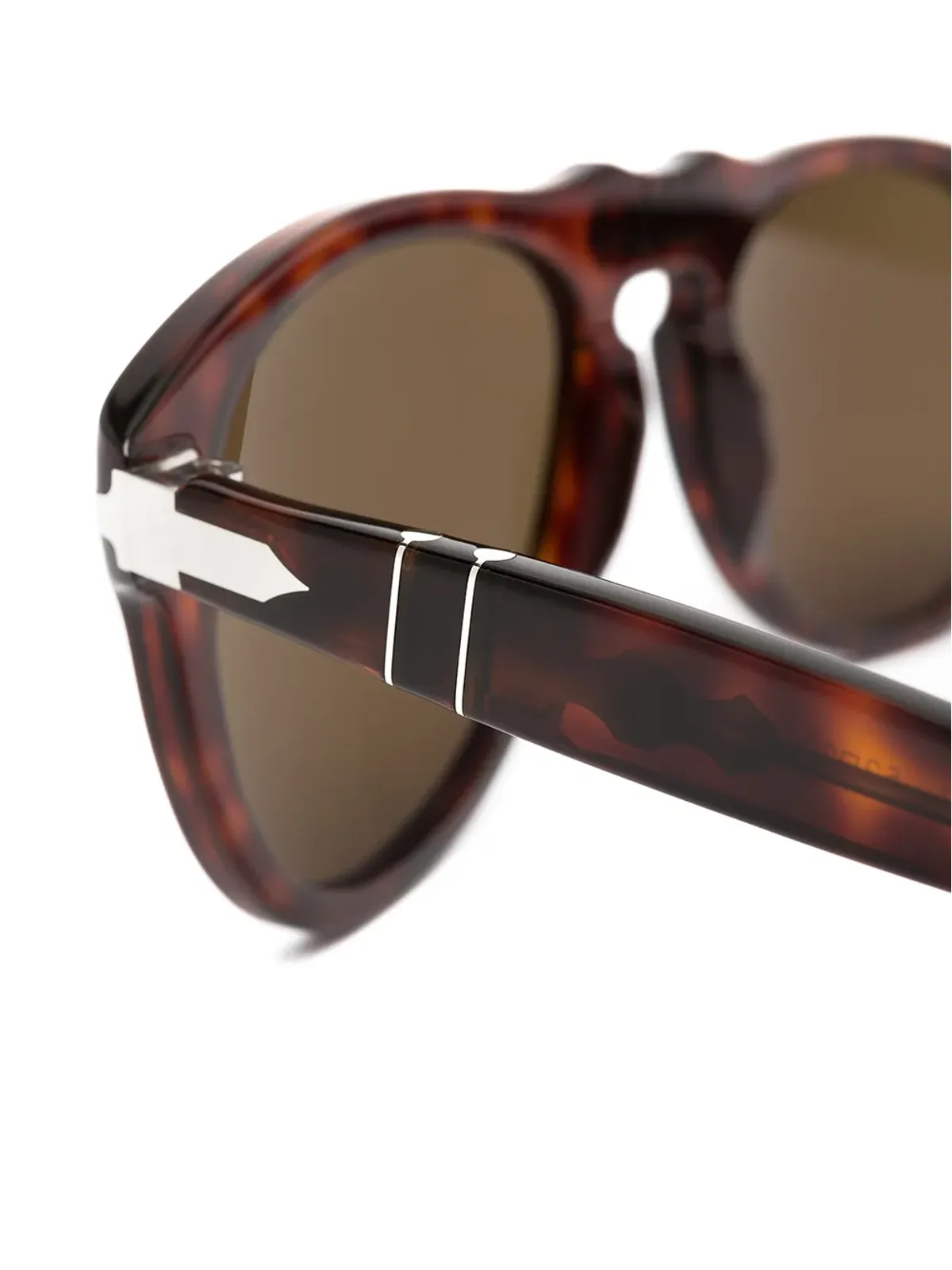 Persol べっ甲柄パイロットサングラス - 画像3