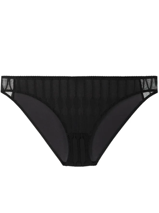 ERES ERES Ebene lace briefs - Blackの商品画像