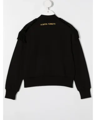 Alberta Ferretti Kids エパウレットディテール ボンバージャケット - サムネイル2