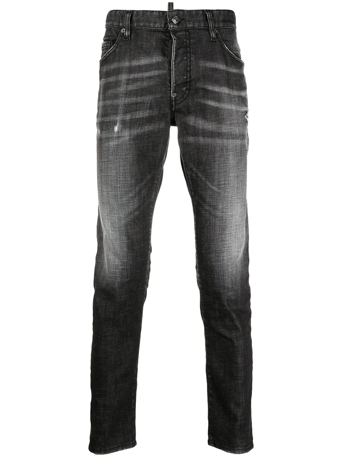 DSQUARED2 ディストレスド・スリムフィット・ジーンズ - 画像1