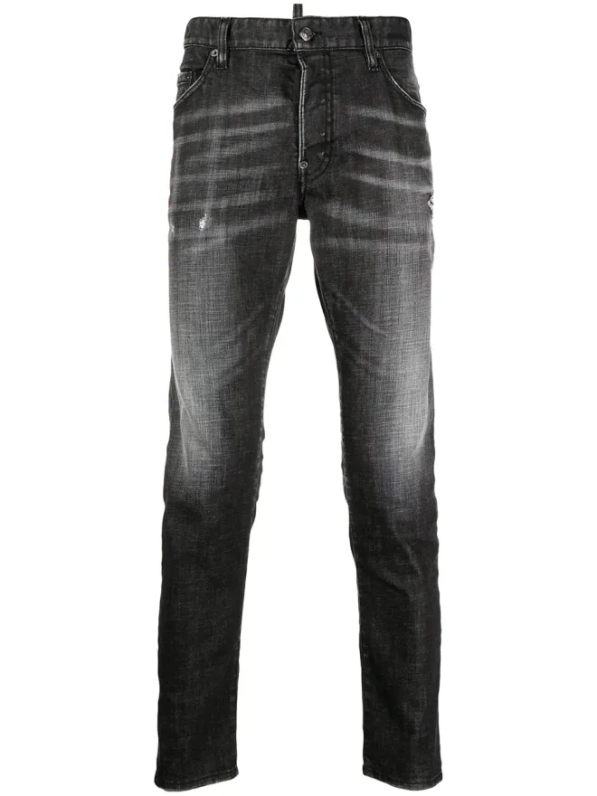 Dsquared2 DSQUARED2 ディストレスド・スリムフィット・ジーンズの商品画像