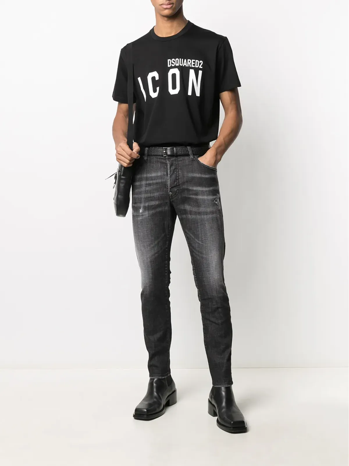 DSQUARED2 ディストレスド・スリムフィット・ジーンズ - 画像2