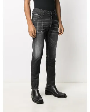 DSQUARED2 ディストレスド・スリムフィット・ジーンズ - サムネイル3