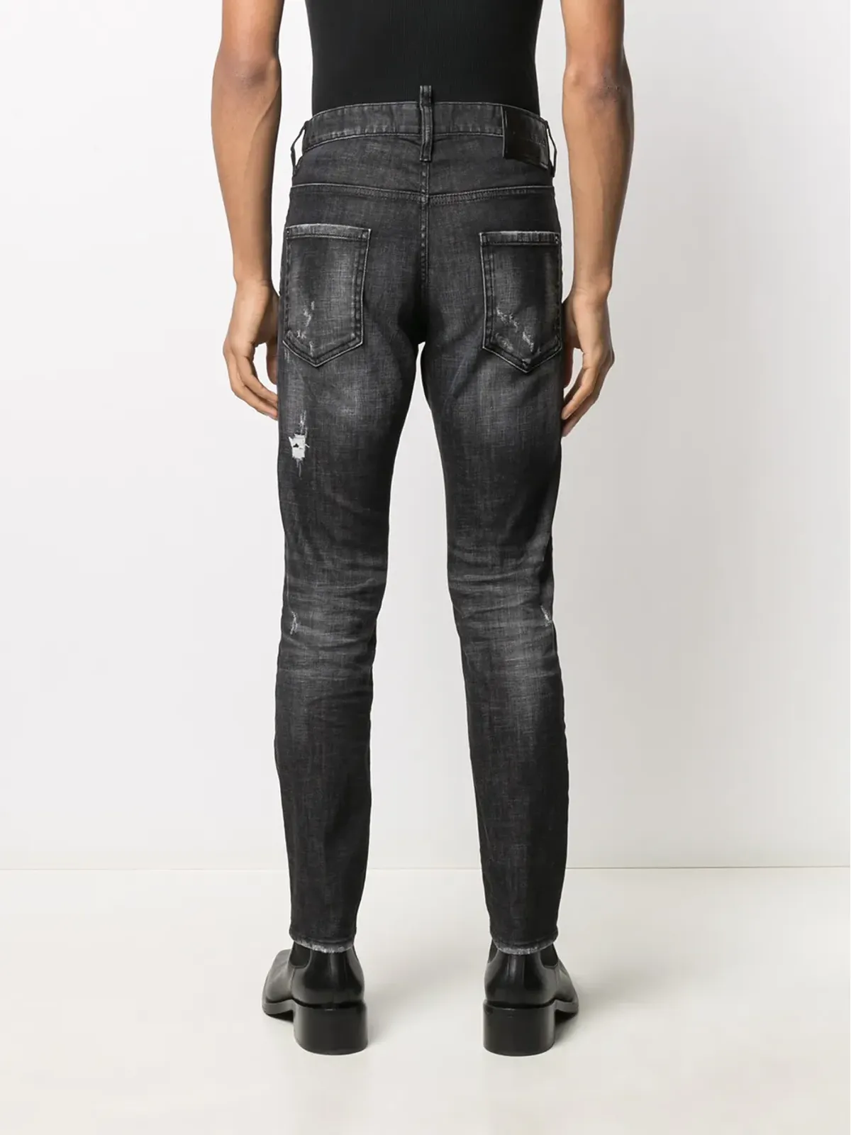 DSQUARED2 ディストレスド・スリムフィット・ジーンズ - 画像4