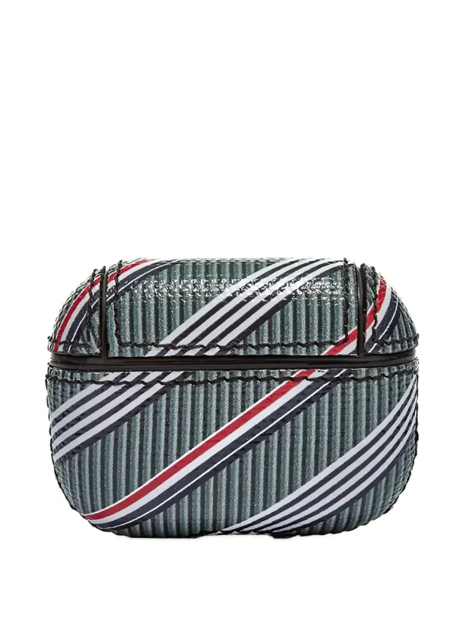 Thom Browne Thom Browne ストライプ柄 AirPodsケース - グリーンの商品画像