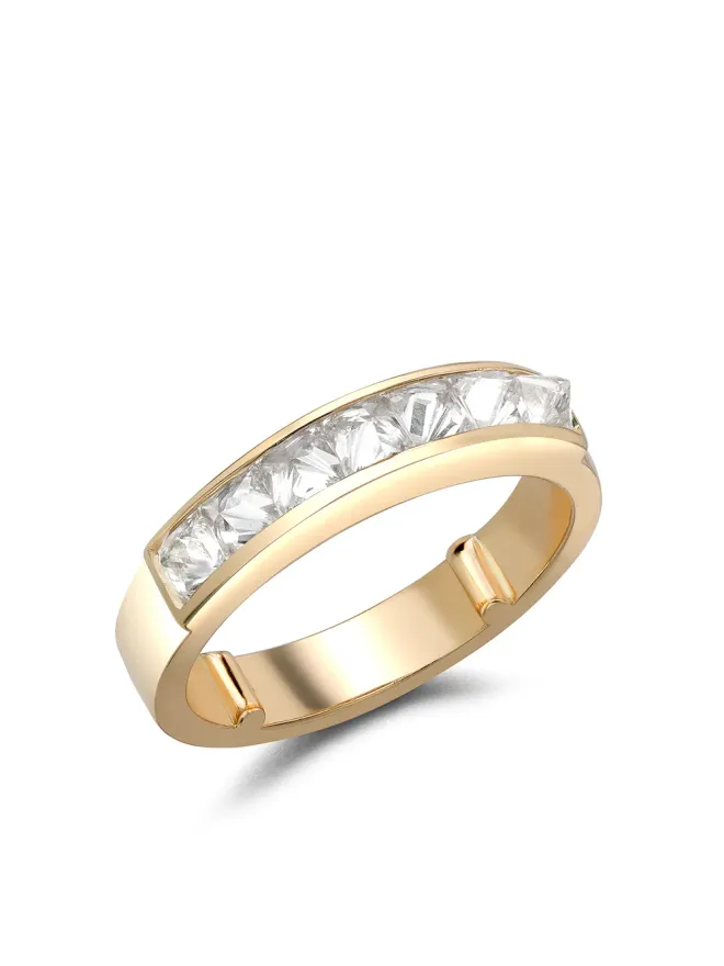 Pragnell Pragnell 18kt イエローゴールド ロックChic ドーム型 ダイヤモンドリングの商品画像