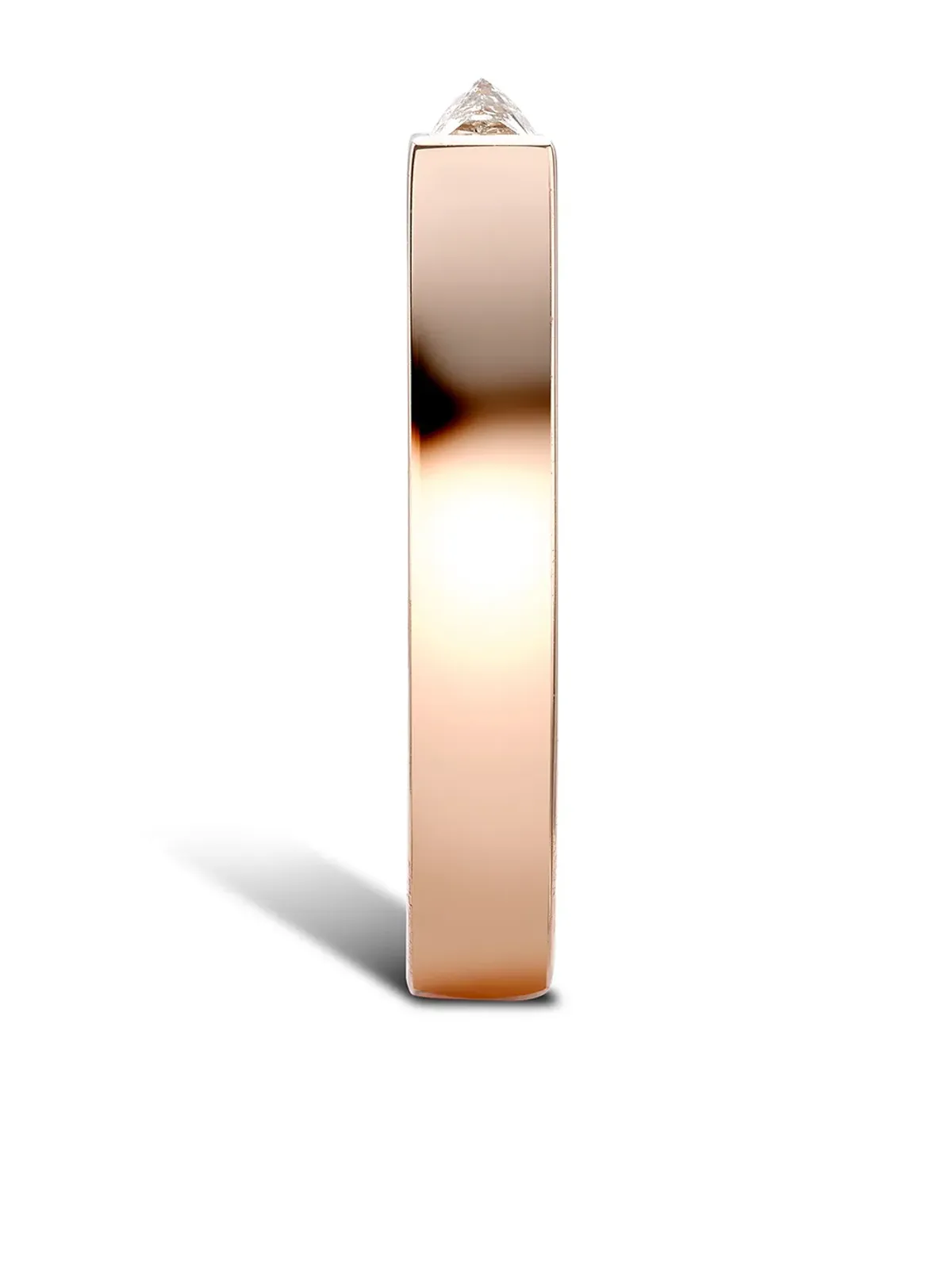 Pragnell 18kt ローズゴールド RockChic フラットトップ ダイヤモンド リング - Pink - 画像4