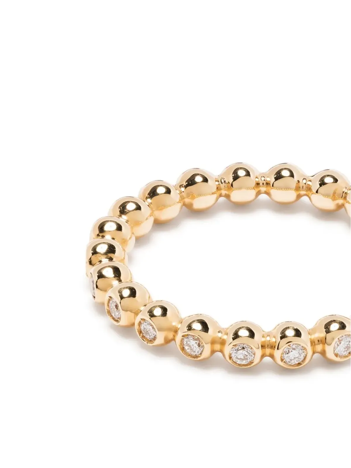 Pragnell 18kt イエローゴールド Bohemia ダイヤモンド リング - 画像3