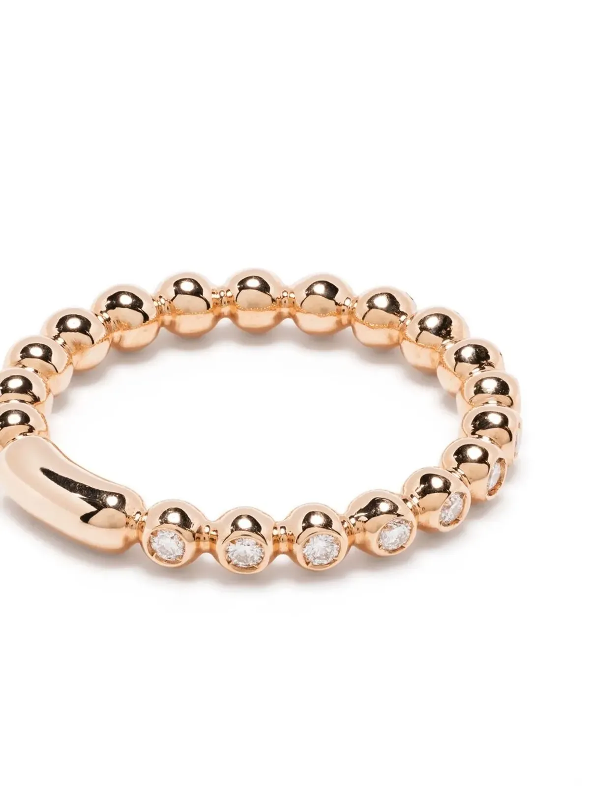 Pragnell 18kt ローズゴールド Bohemia ダイヤモンド リング - 画像4