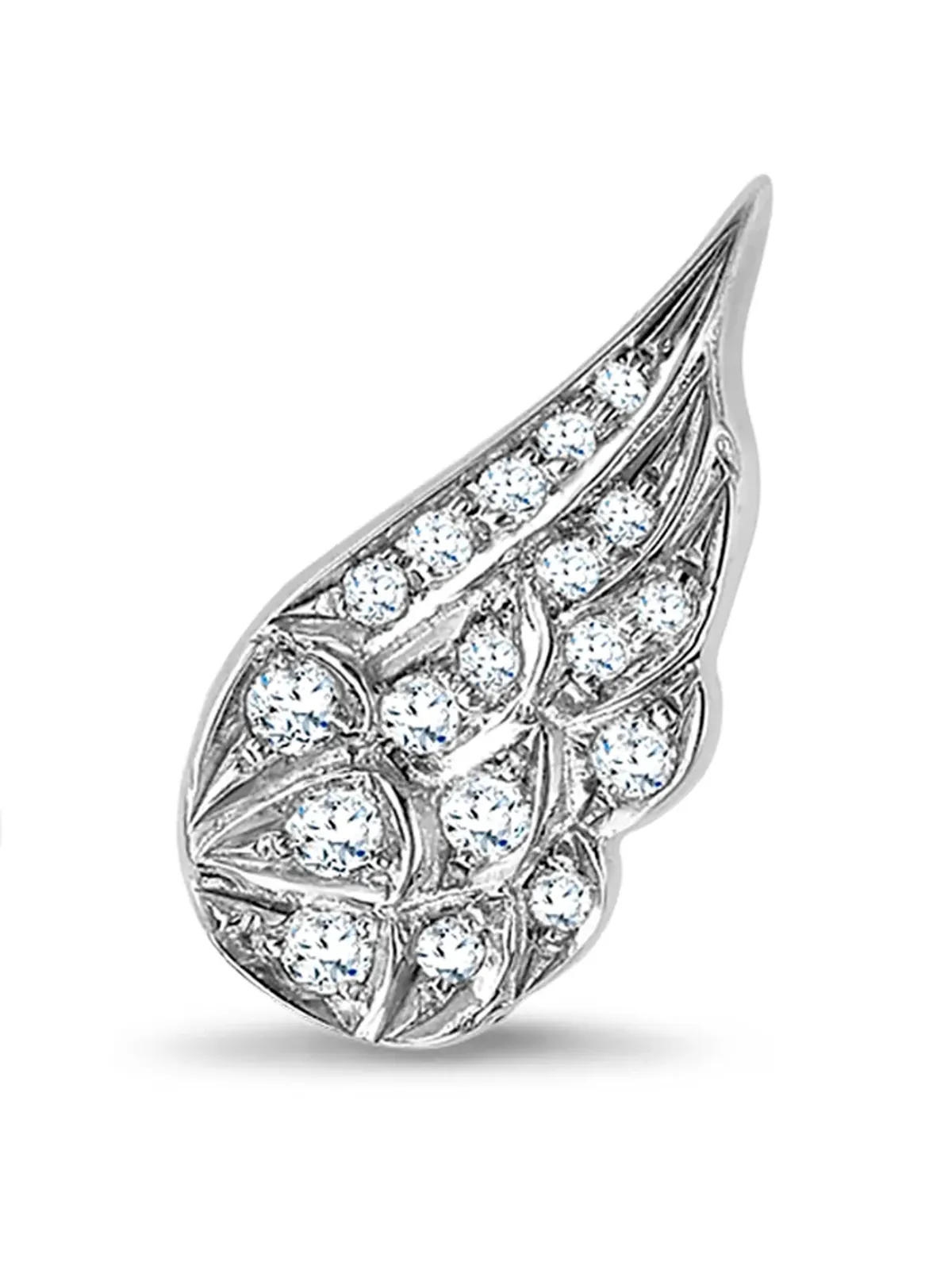 Pragnell 18Kホワイトゴールド ダイヤモンド ティアライヤリング - Silver - 画像2
