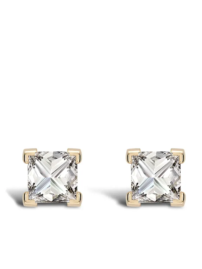 Pragnell Pragnell 18K イエローゴールド ロックChic ダイヤモンド ソリテール イヤリングの商品画像