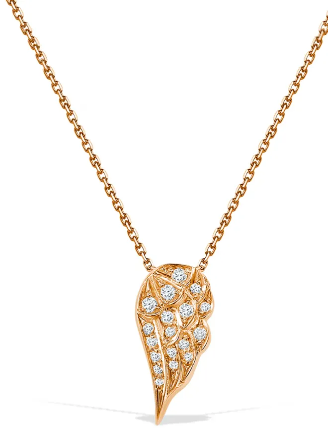 Pragnell Pragnell 18kt rose gold brilliant cut diamond ティアラ ペンダント - ピンクの商品画像